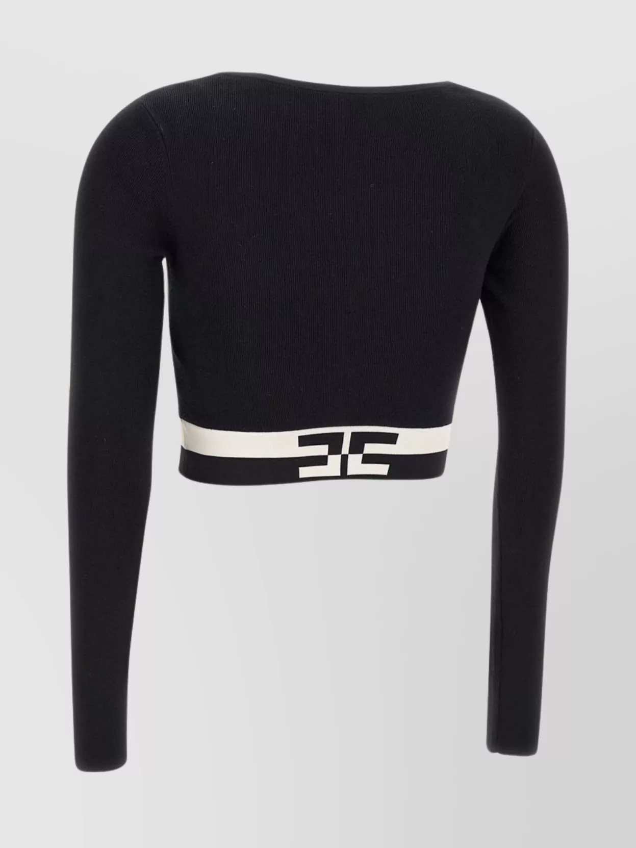Elisabetta Franchi "Daily" Top Cropped Long Sleeves