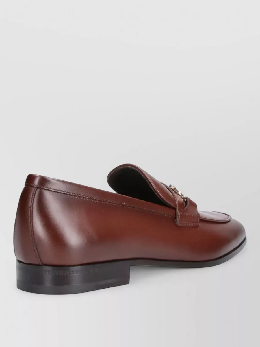 Ferragamo Leather Loafers