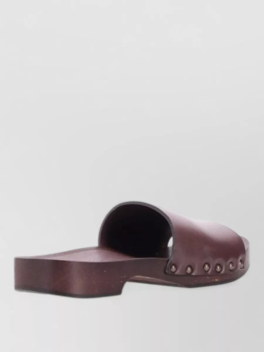 La Rose Leather Sandals