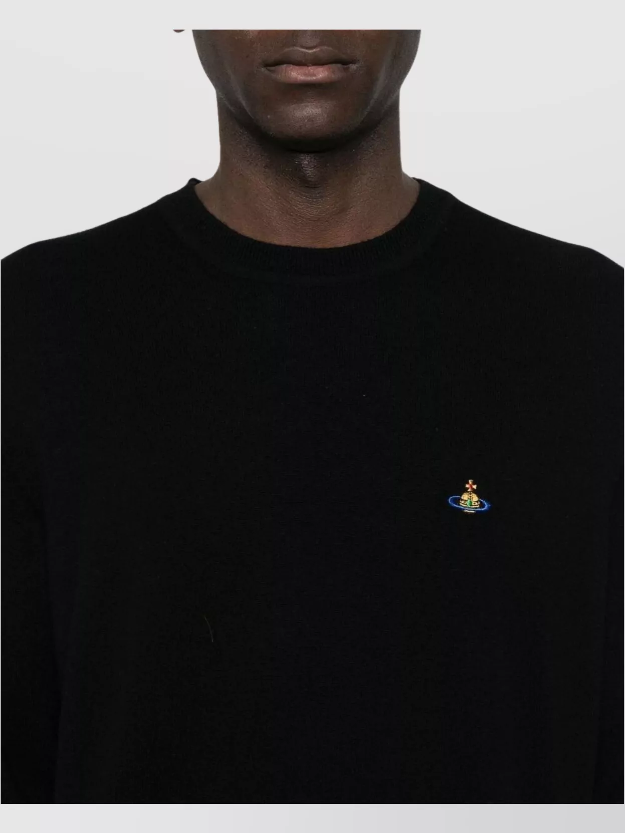 Vivienne Westwood Timeless Crewneck Sweater With Ribbed Details