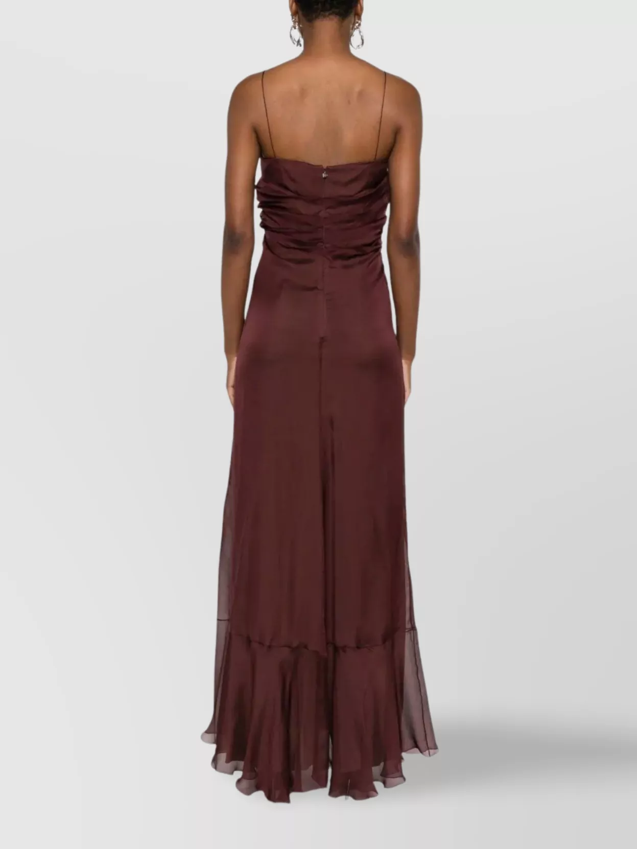 Raquel Diniz Samba Maxi Dress Ruffled Hem