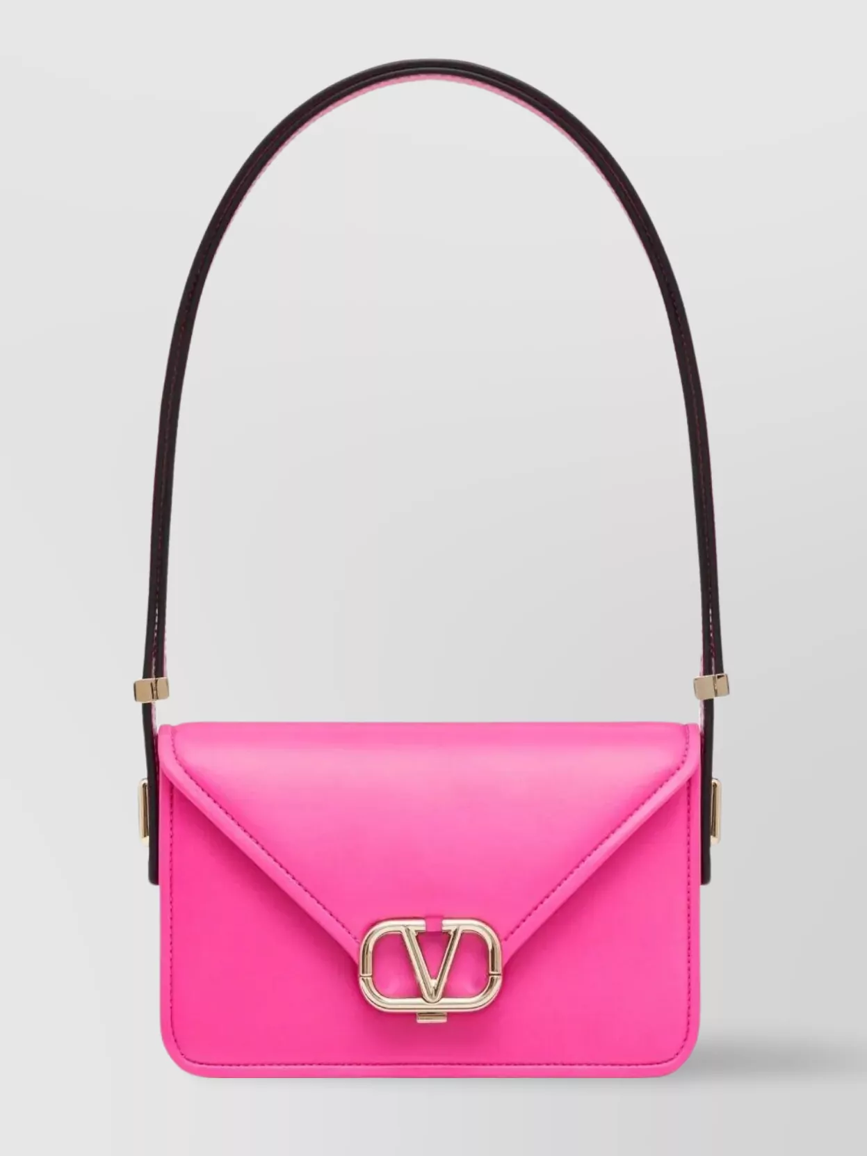 Shop Valentino Versatile Adjustable Leather Shoulder Bag In Pink