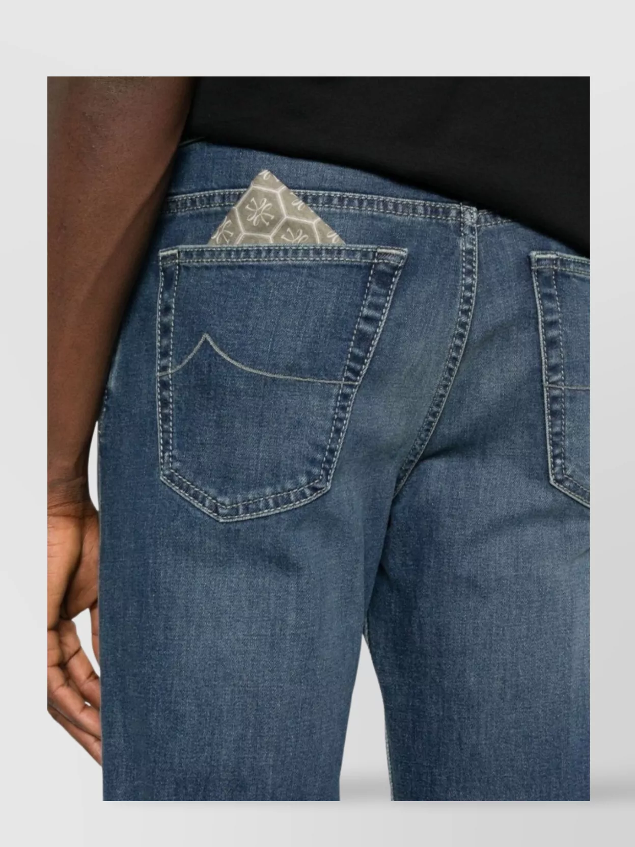 Jacob Cohen Tailored Cropped Denim Trousers