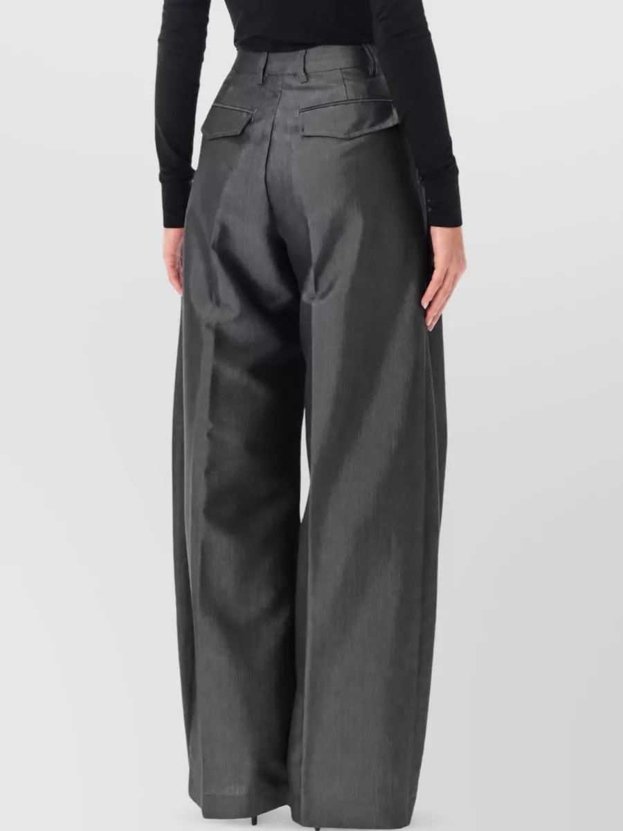 Thelatest High-Rise Pleated Wide-Leg Trousers