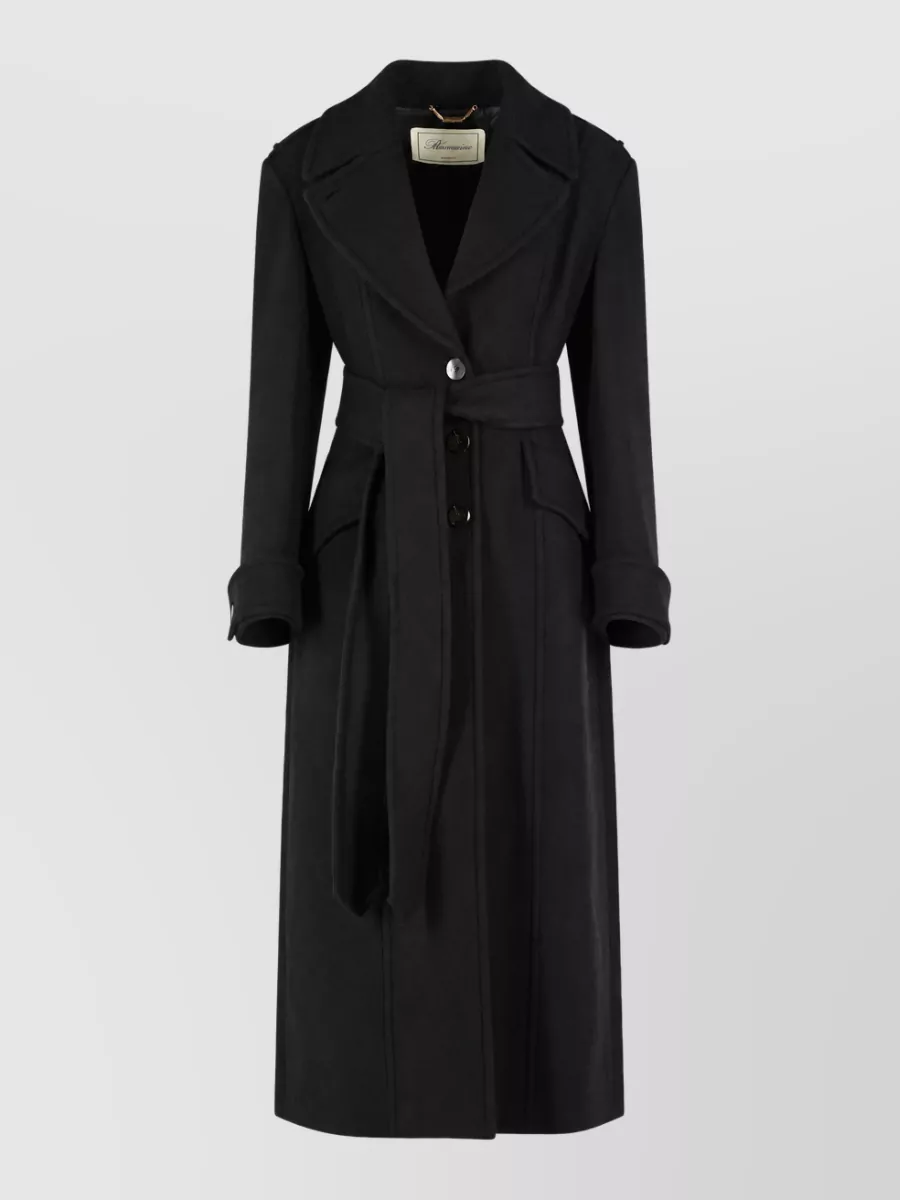 Blumarine long belted coat