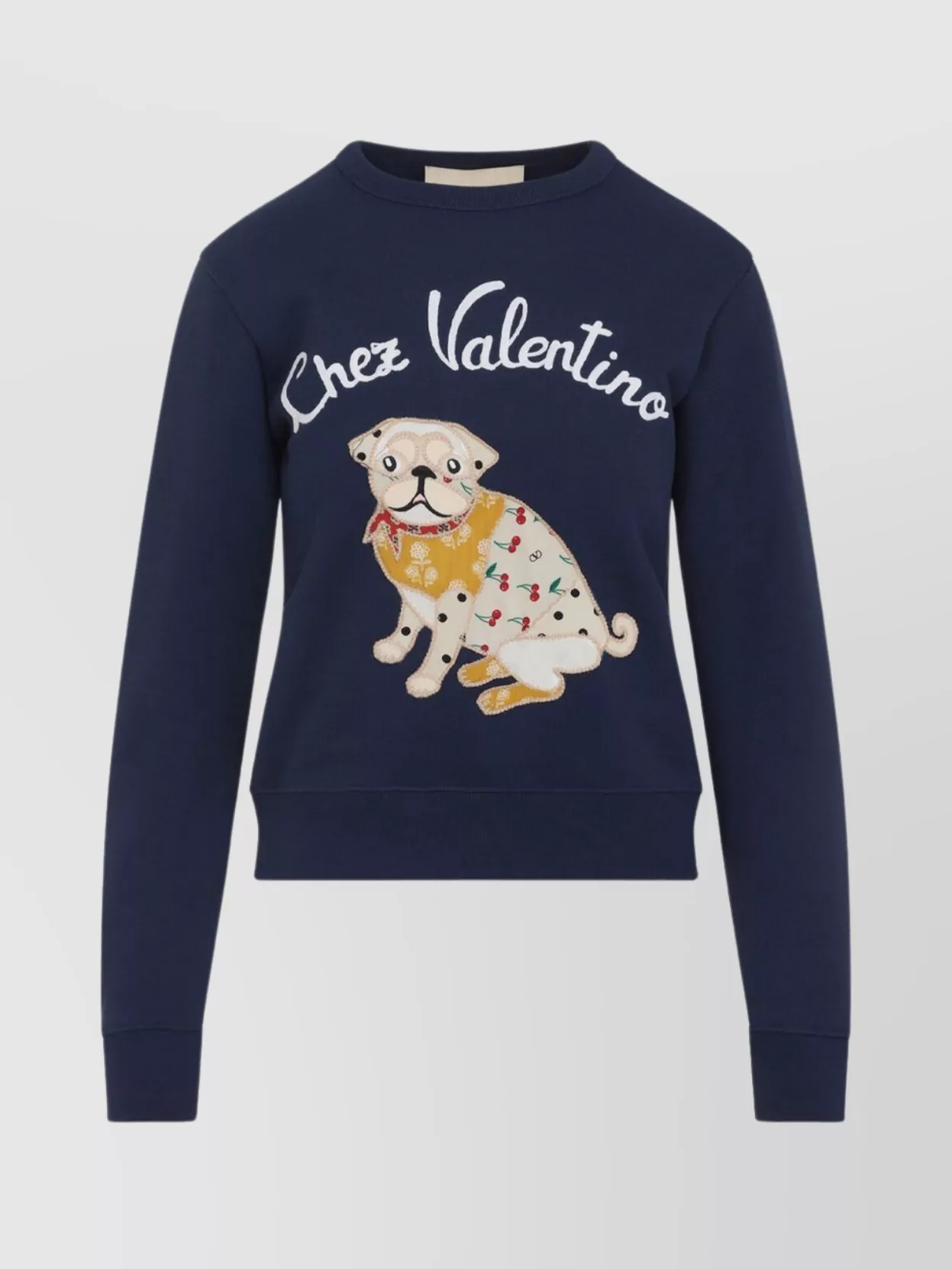 Valentino Dog Design Cotton Sweatshirt