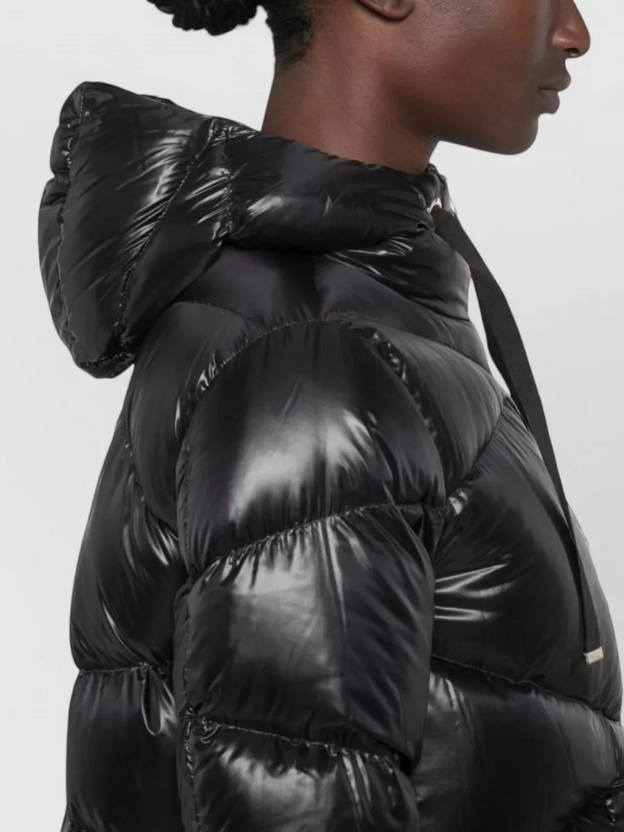 Herno Quilted Drawstring Hood Down Jacket