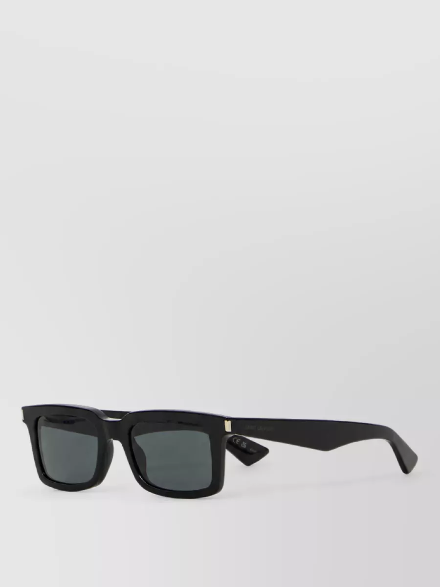 Saint Laurent acetate rectangular sunglasses