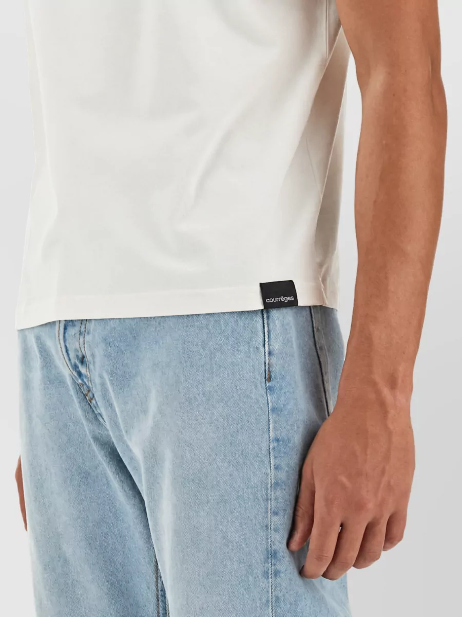 Courrèges Cotton Logo T-Shirt