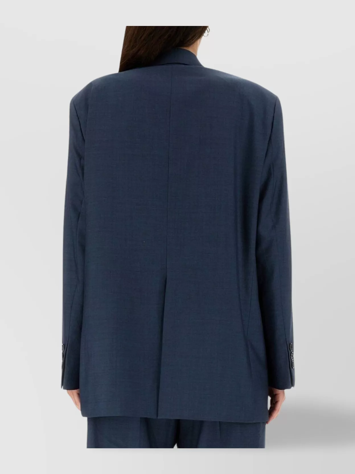 Acne Studios Double-breasted Wool Jacket Flap Pockets In Multi