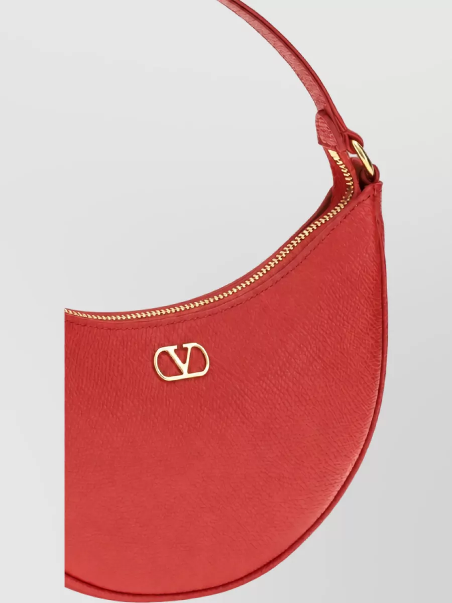 Valentino Garavani Vlogo Signature Mini Leather Clutch Bag