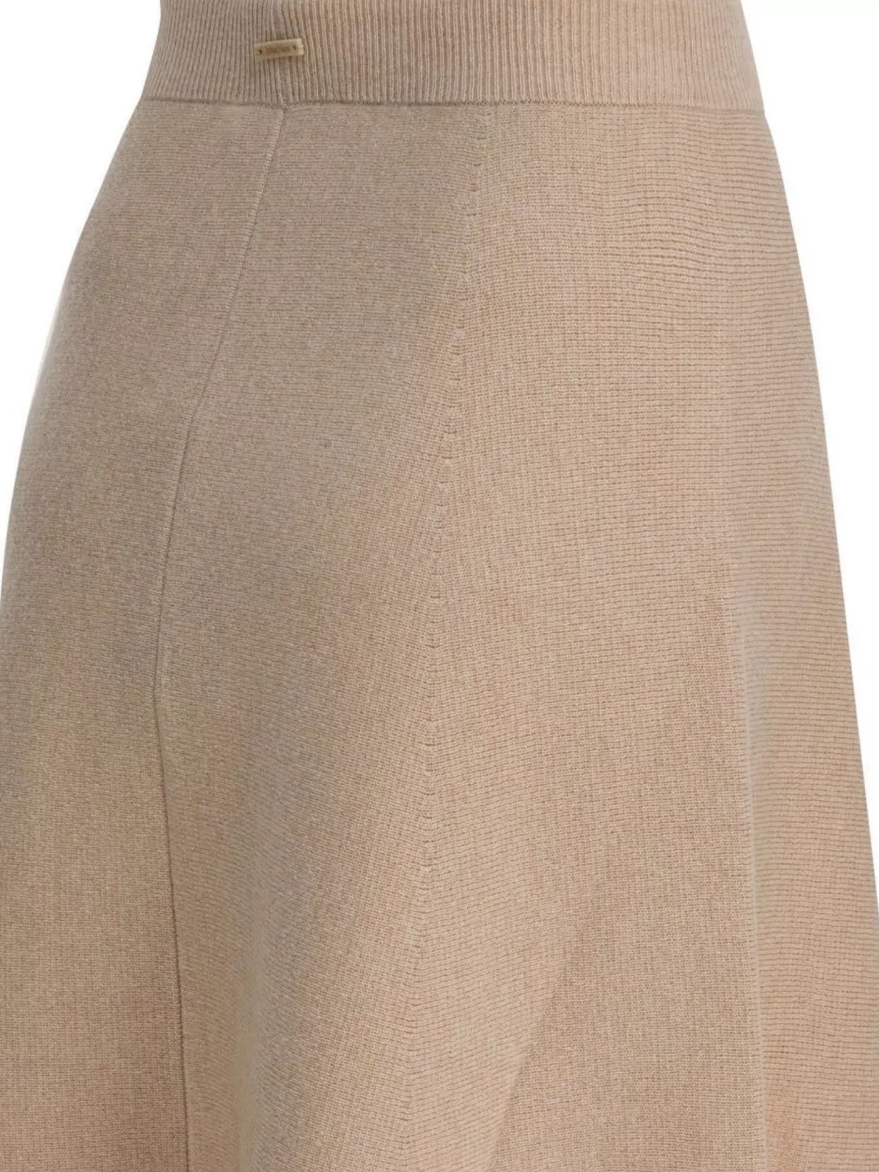 Max Mara Flared Skirt Made From Wool And Cashmere In Brown