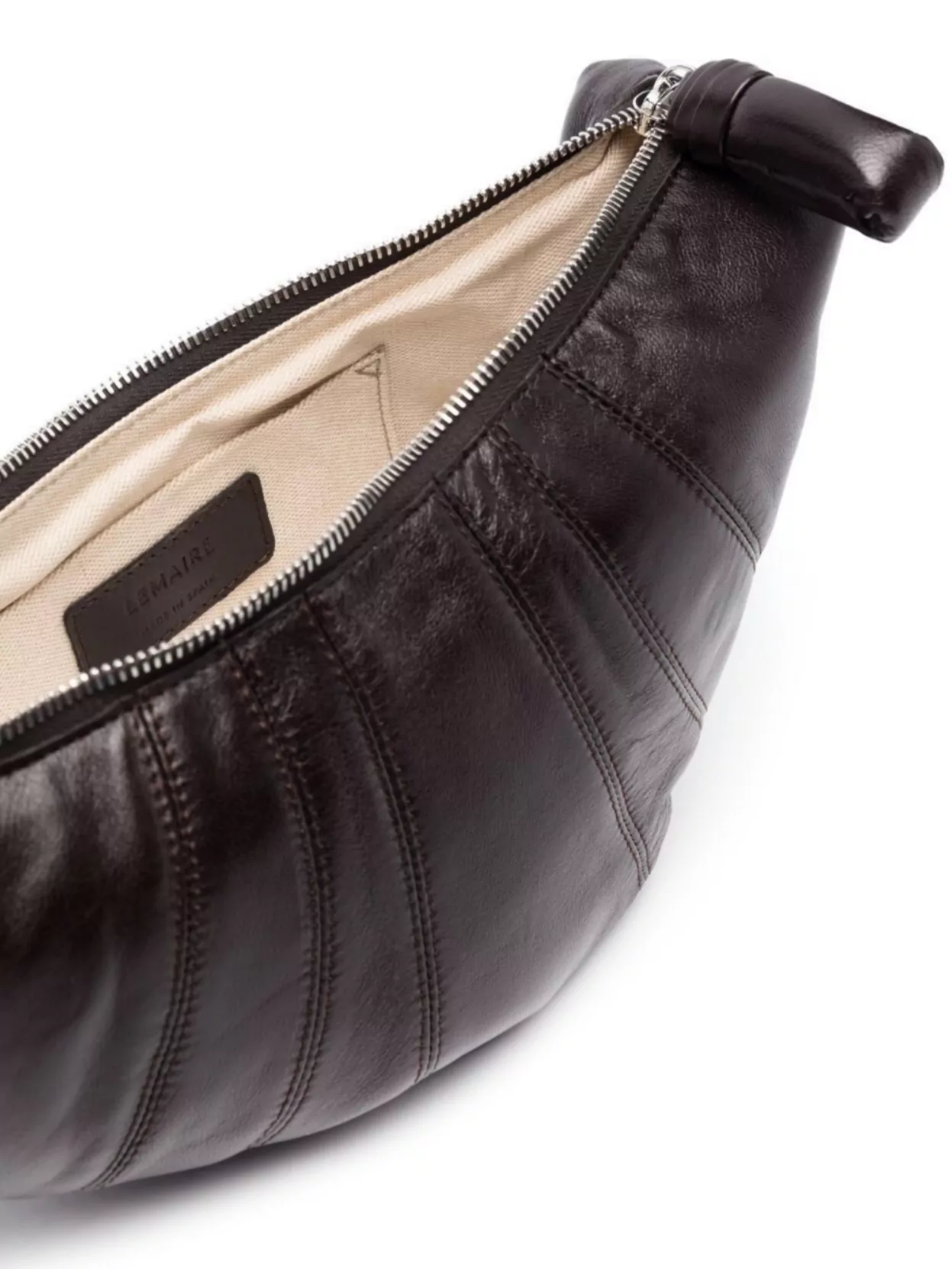 Lemaire Shoulder Bag Lambskin Curved Construction