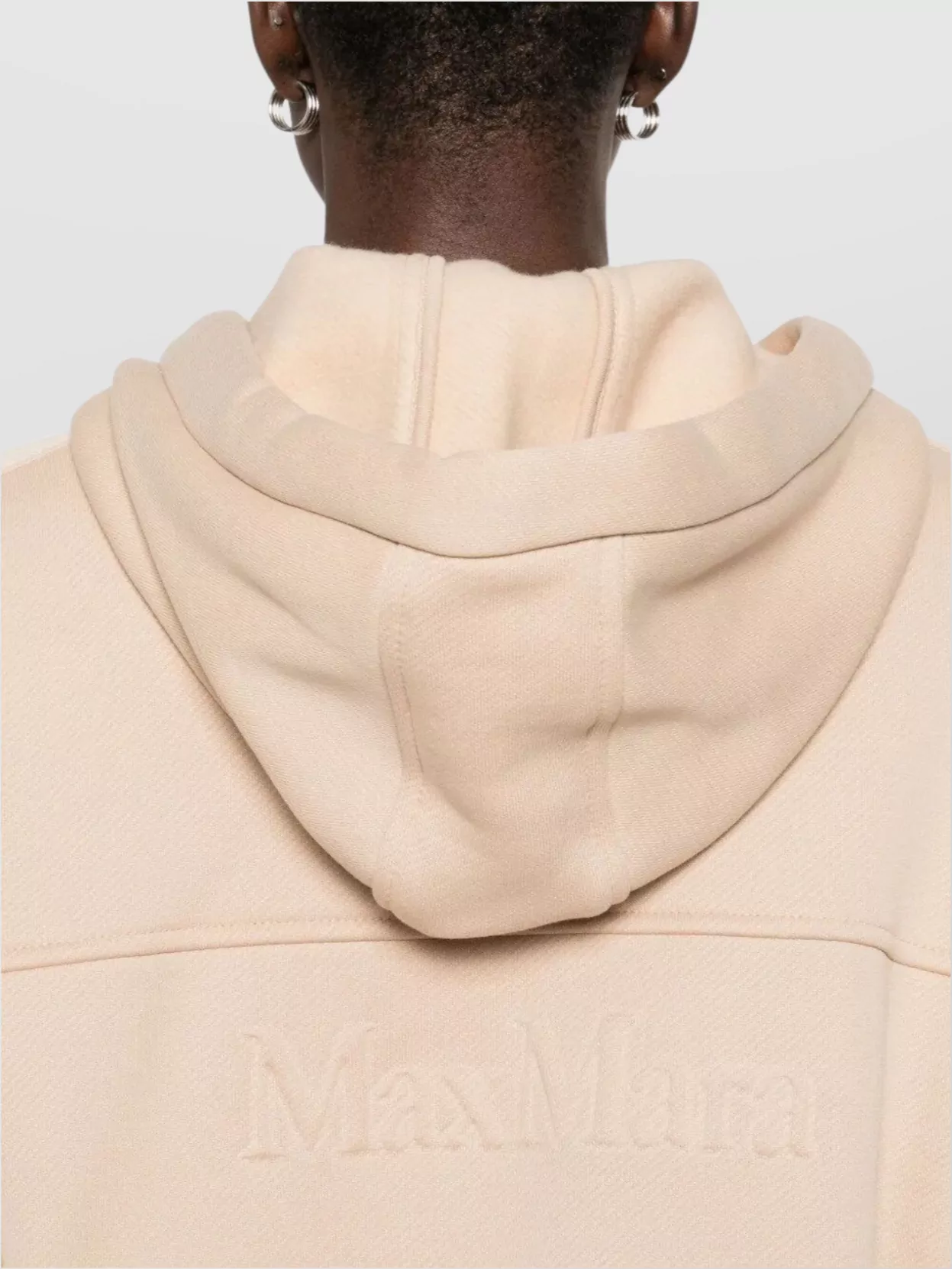 Max Mara Hooded Long Sleeve Sweatshirt And Pockets