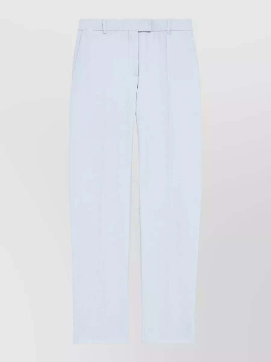 Alexander McQueen silk straight-leg tailored trousers