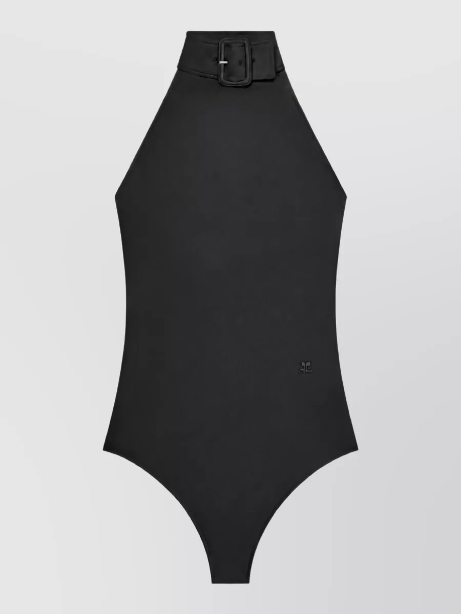 Courrèges buckle one-piece swimsuit