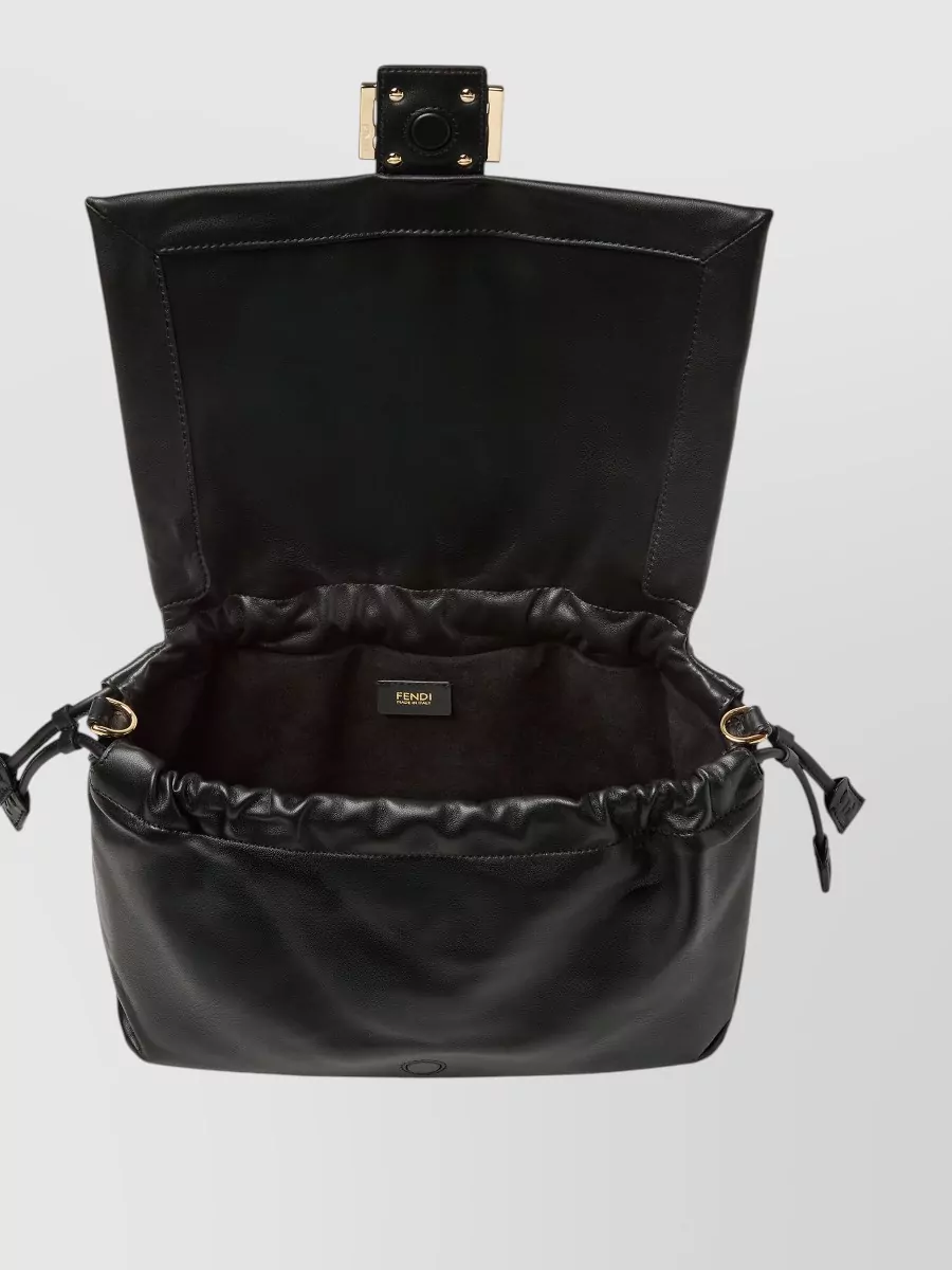 Fendi Baguette Large Leather Shoulder Bag