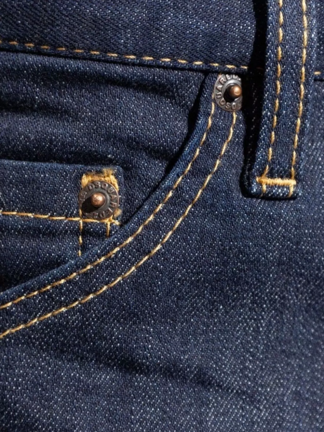 Dsquared2 Slim Jeans Indigo Inserts