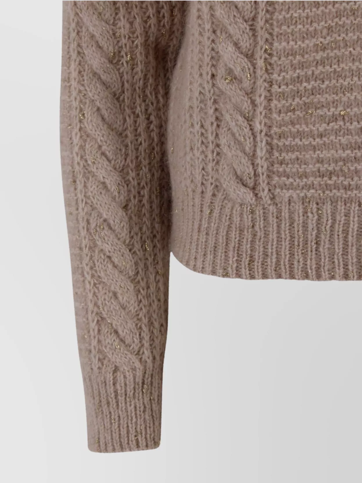 S Max Mara Alpaca Blend Boxy Cropped Jumper