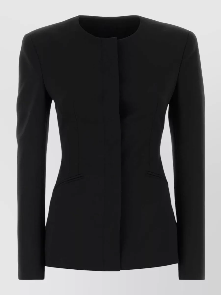 The Andamane Stretch gabardine blazer