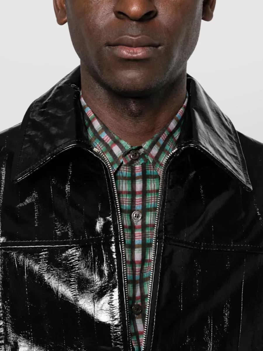 Dries Van Noten Leather Jacket