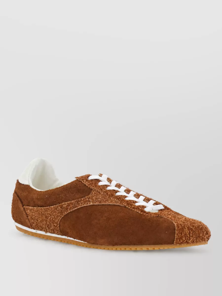 Bottega Veneta leather lace-up sneakers