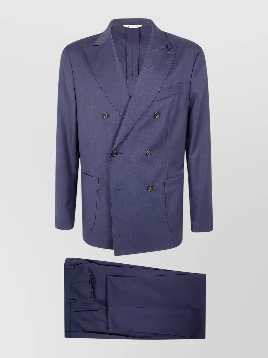 Boglioli regular-fit wool suit