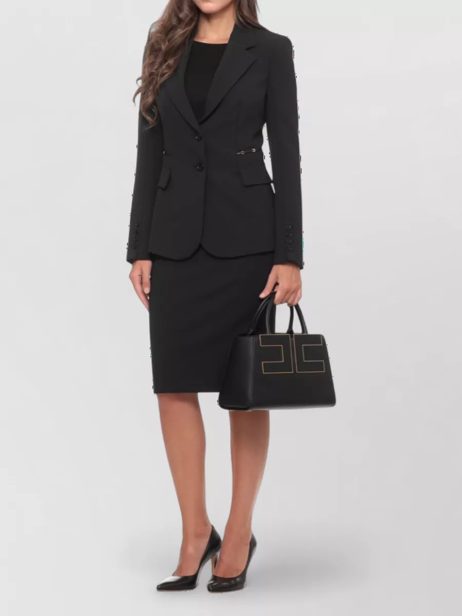 Elisabetta Franchi Single-Breasted Blazer
