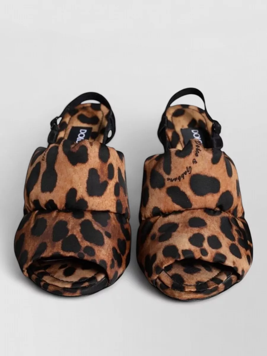 Dolce&Gabbana leopard-print slingback sandals