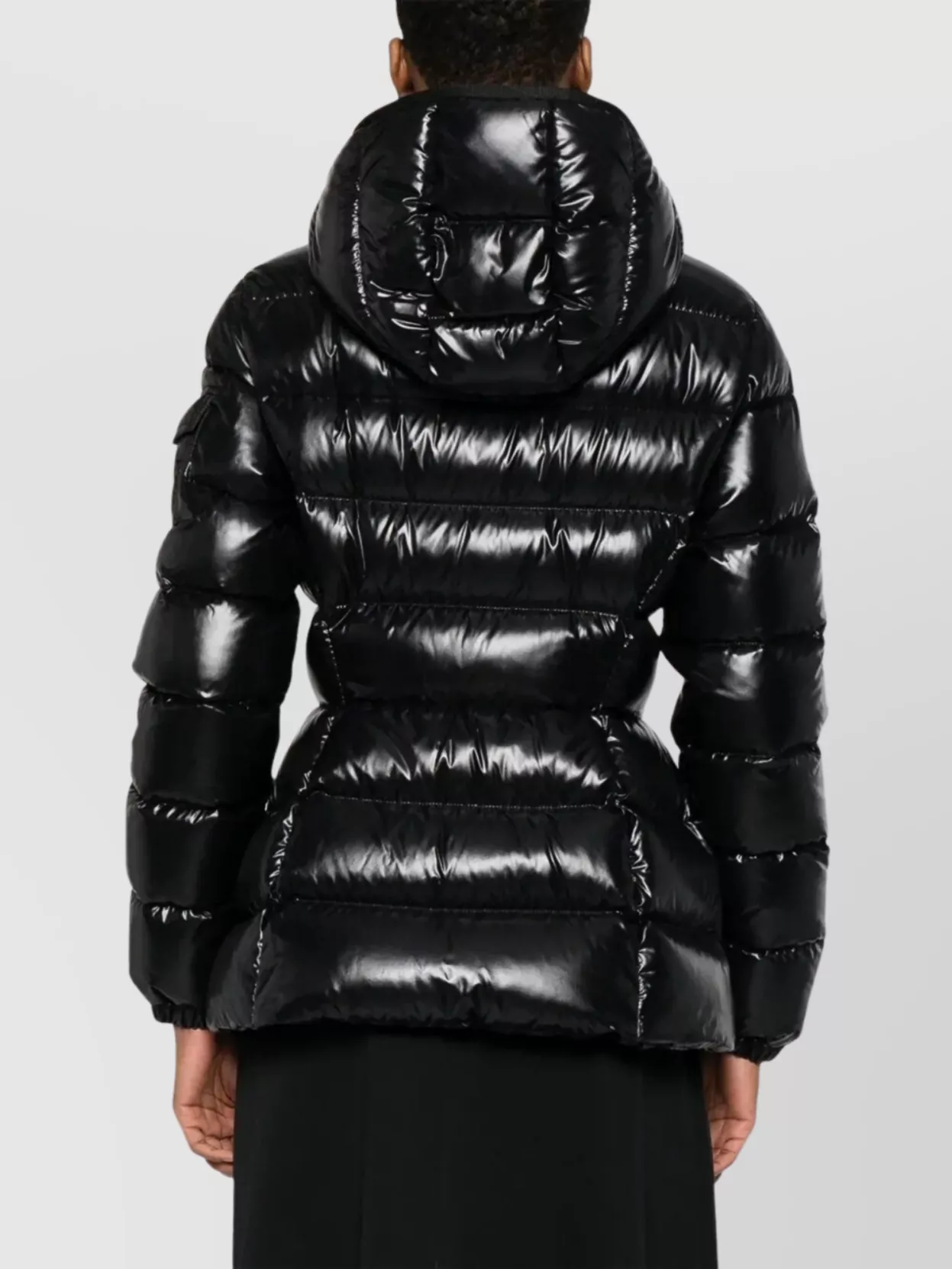 Moncler Quilted Down Jacket With Adjustable Hood
