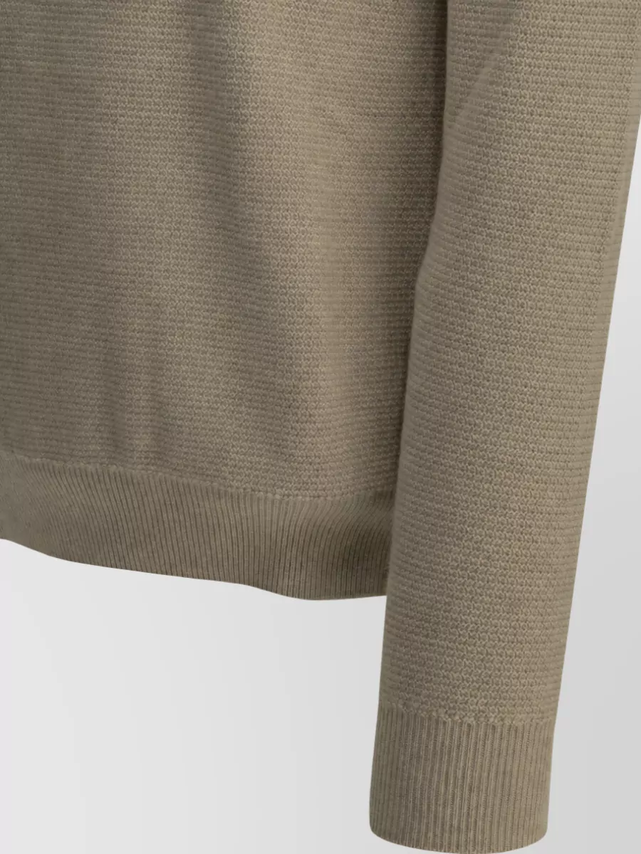 Zegna Cashmere Polo Sweater