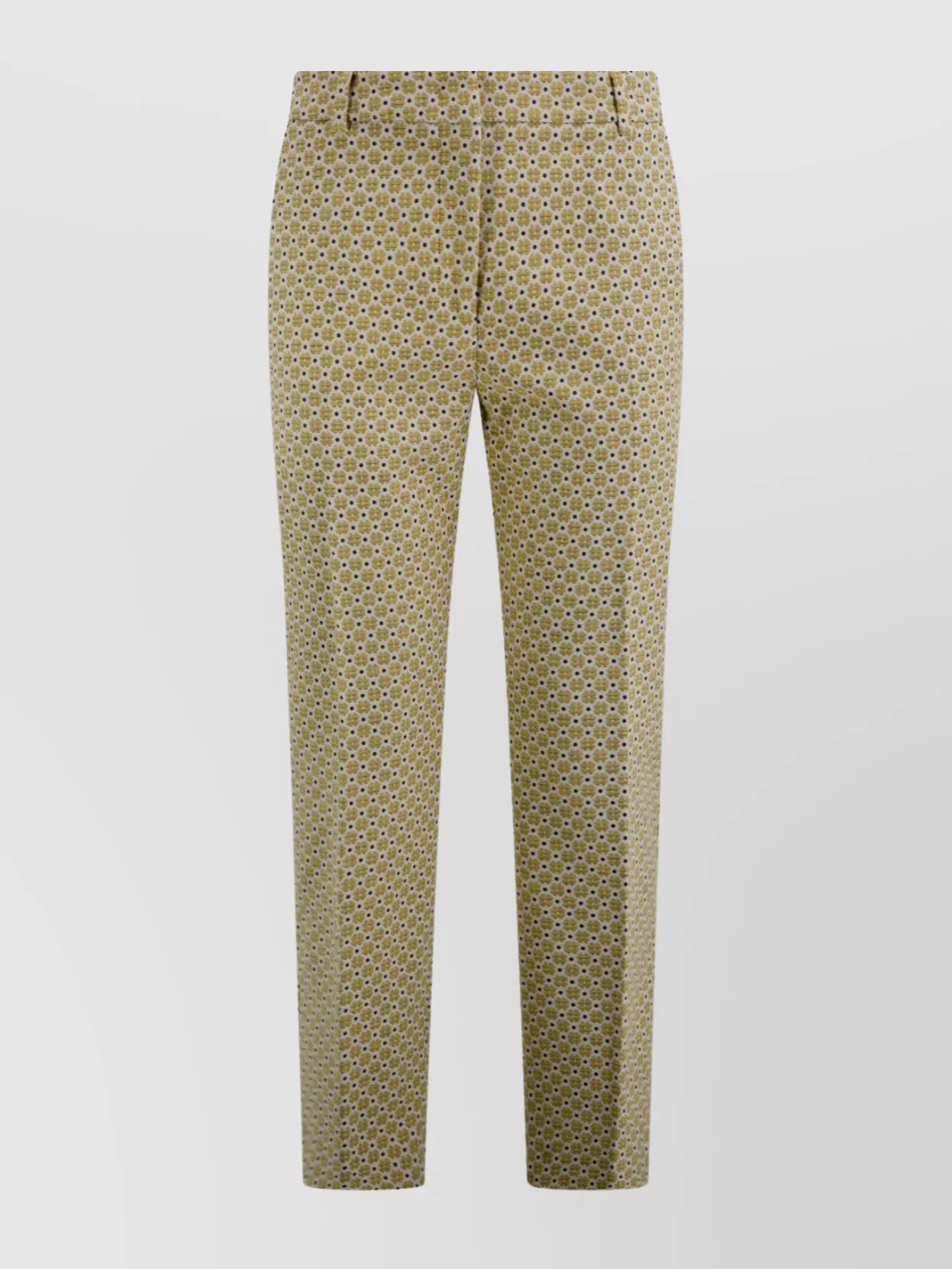 Shop Weekend Max Mara Odile Printed Design Crop Trousers