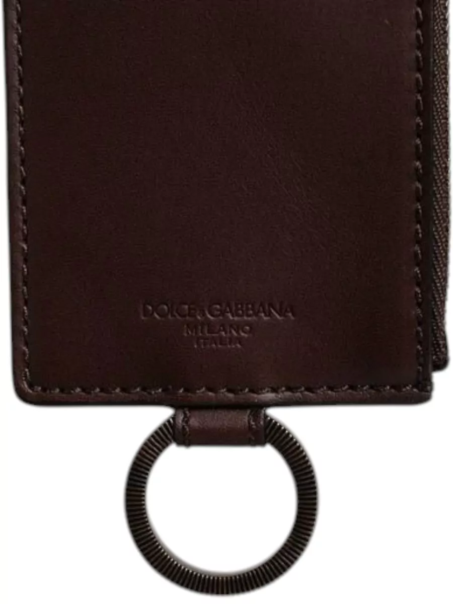 Dolce&Gabbana Leather Lanyard Card Holder