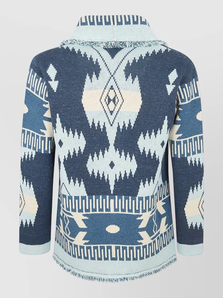 Alanui Cashmere Icon Jacquard Cardigan