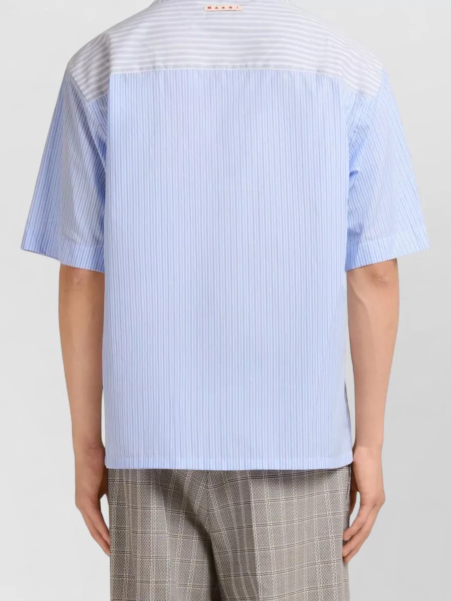 Marni Striped Short-Sleeve Shirt