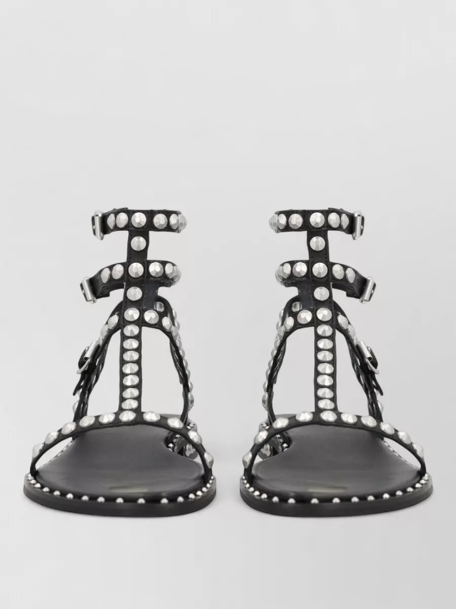 Ash Leather Sandals