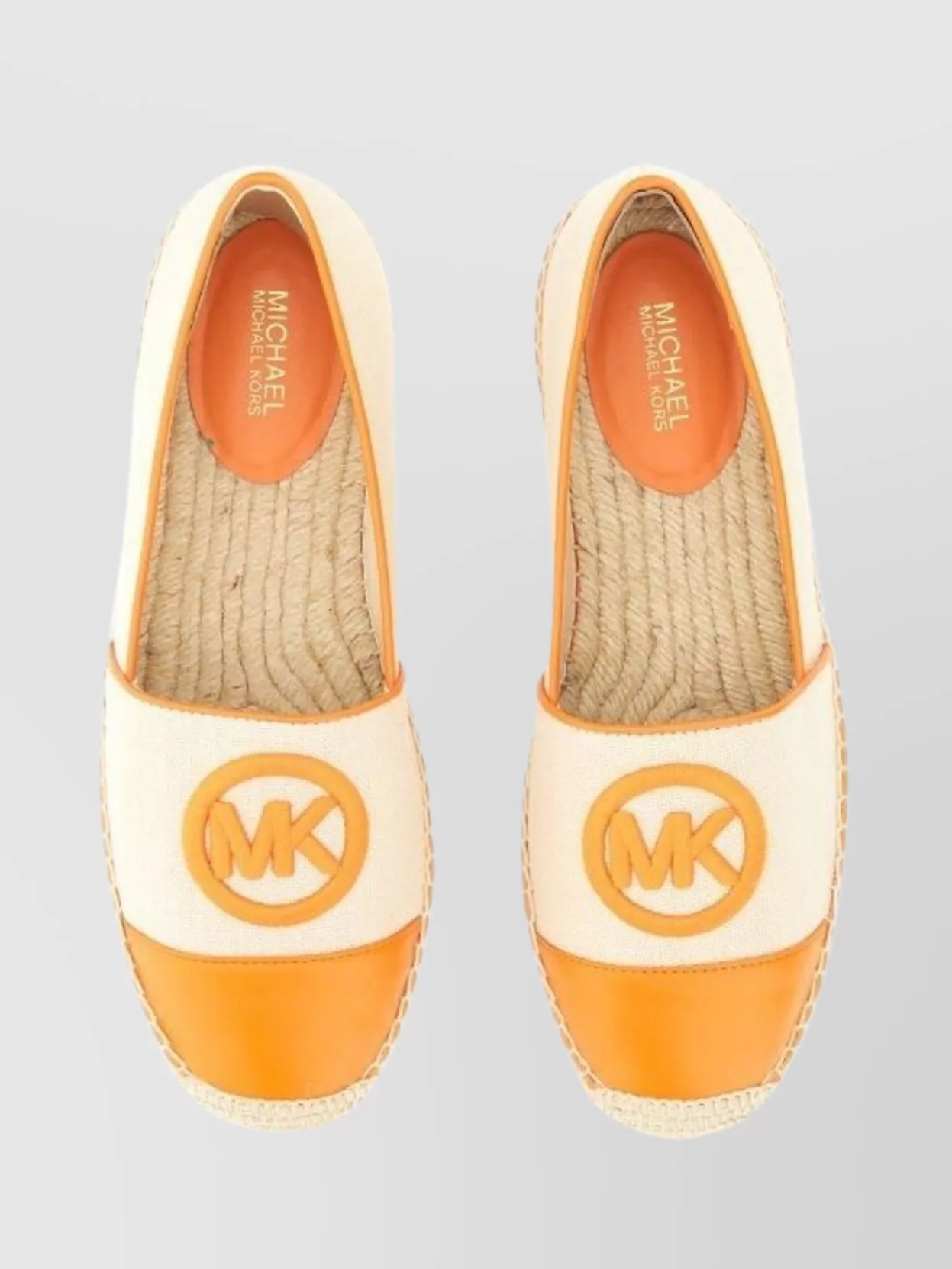 Michael Kors Contrast Toe Cap Jute Espadrille Sole