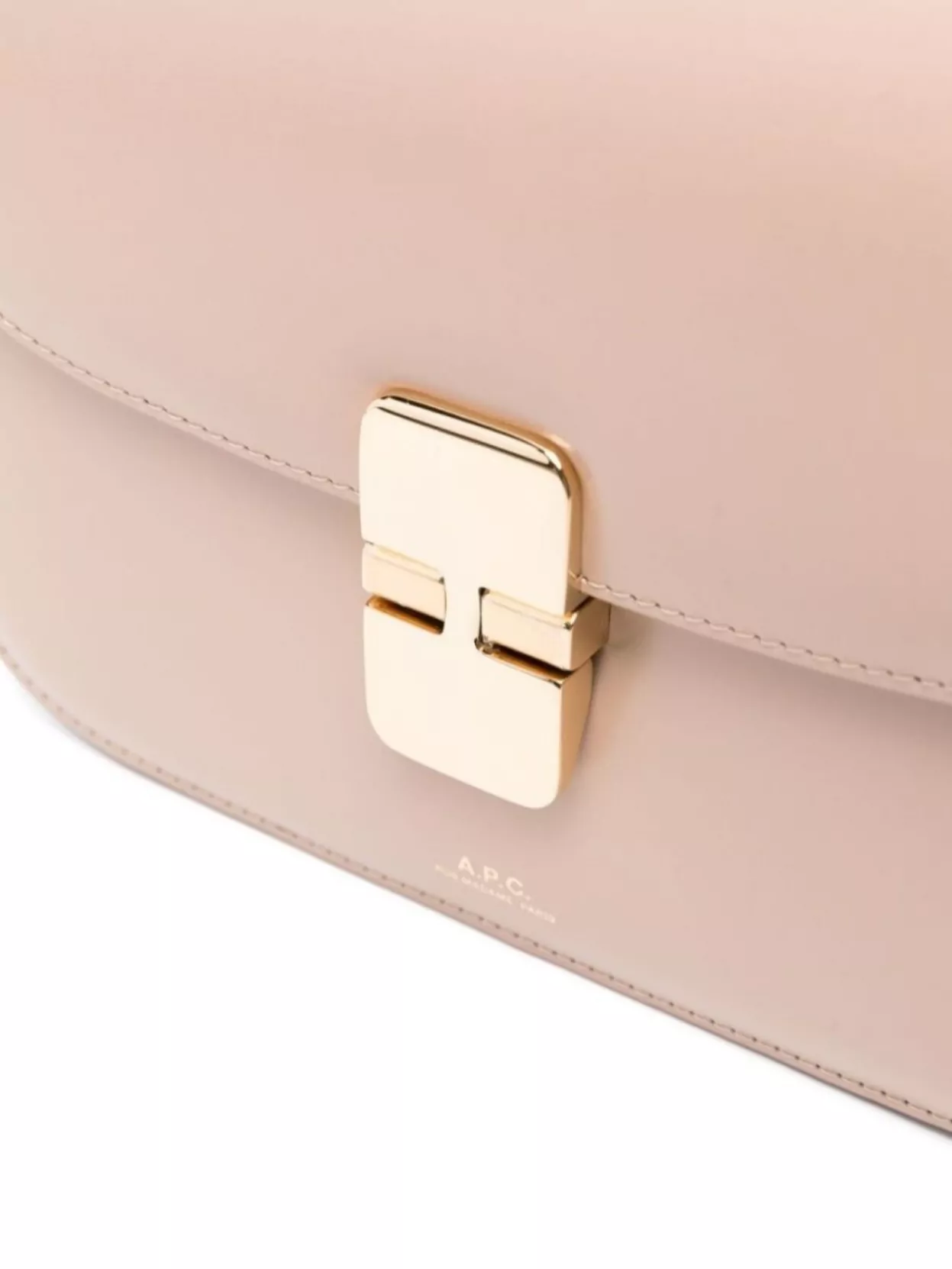 A.p.c. Grace Bag With Foldover Top And Adjustable Shoulder Strap