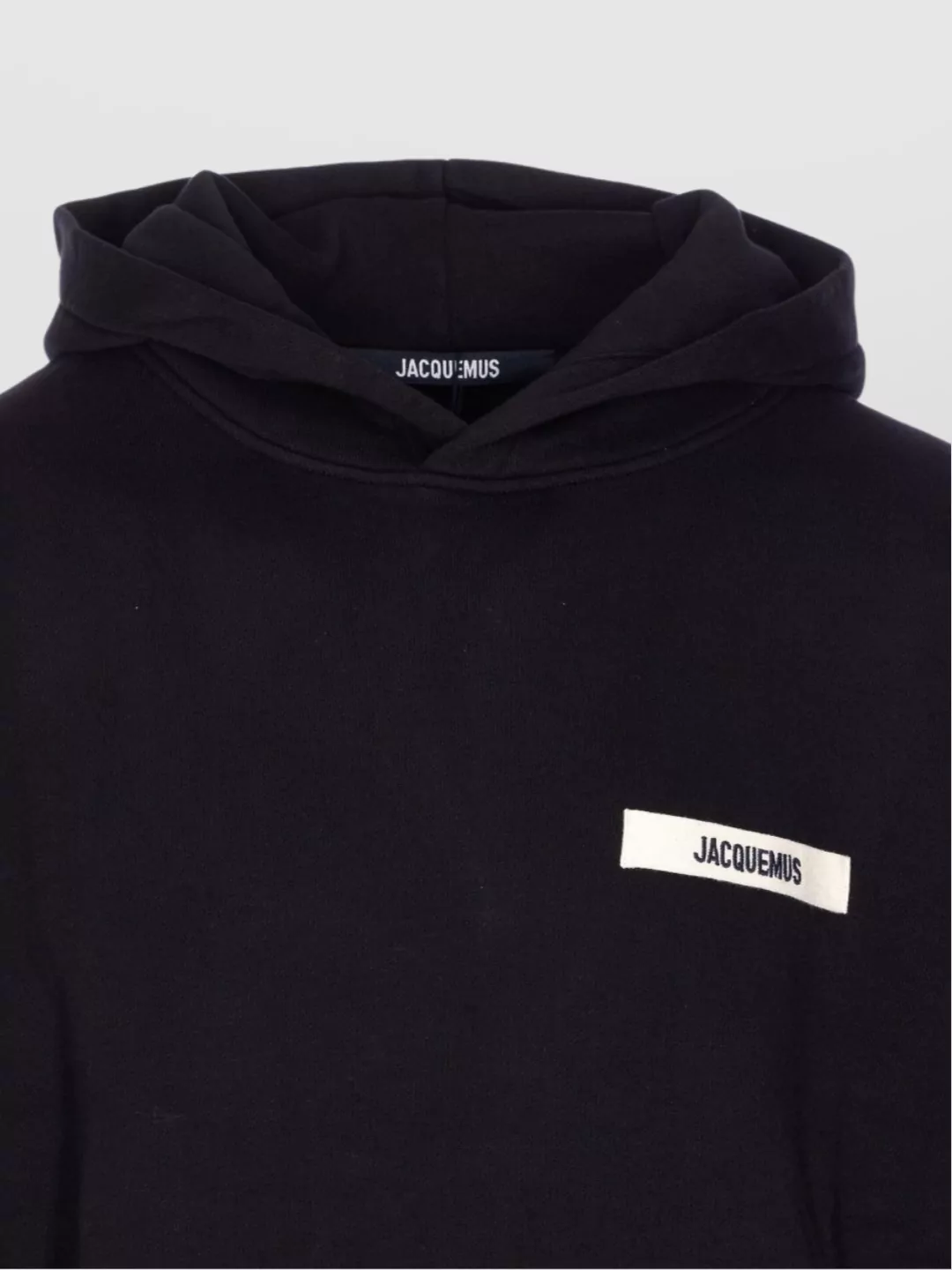 Jacquemus Hooded Long Sleeve Knitwear With Ribbed Cuffs