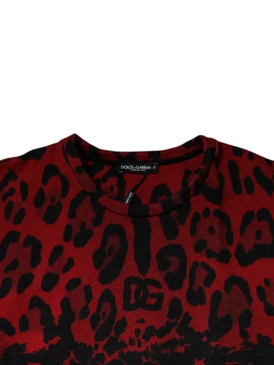 Dolce&Gabbana Cotton Leopard-Print Sleeveless T-Shirt