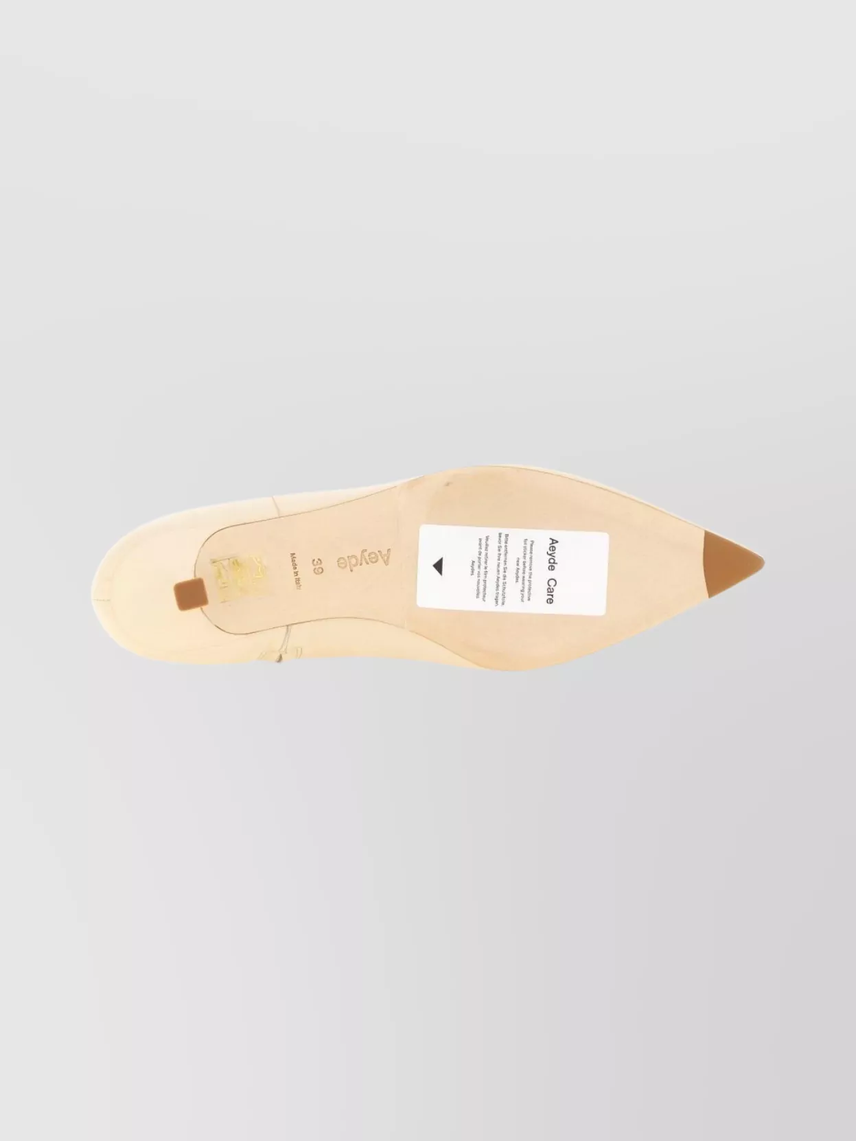Aeyde Sophisticated Ankle Boots Kitten Heel In Neutral