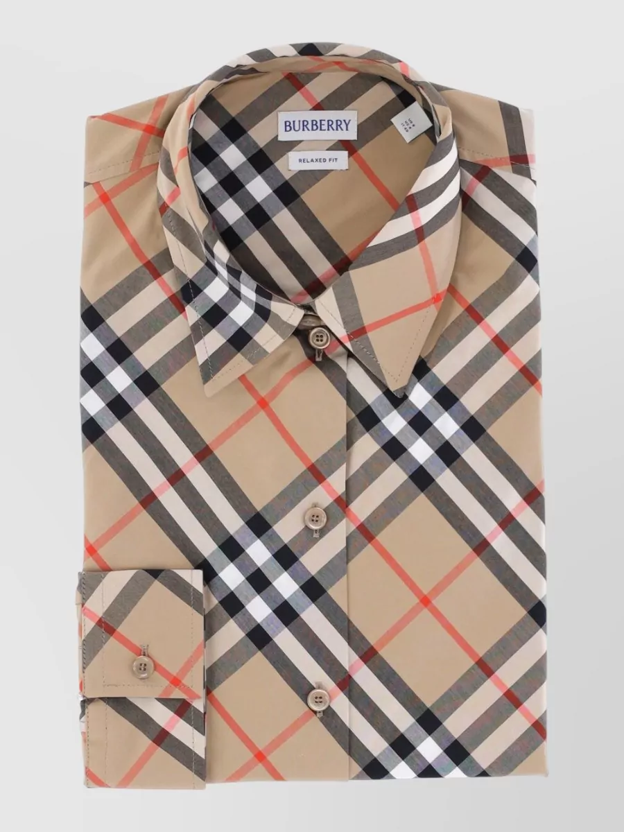 Burberry printed cotton shirt
