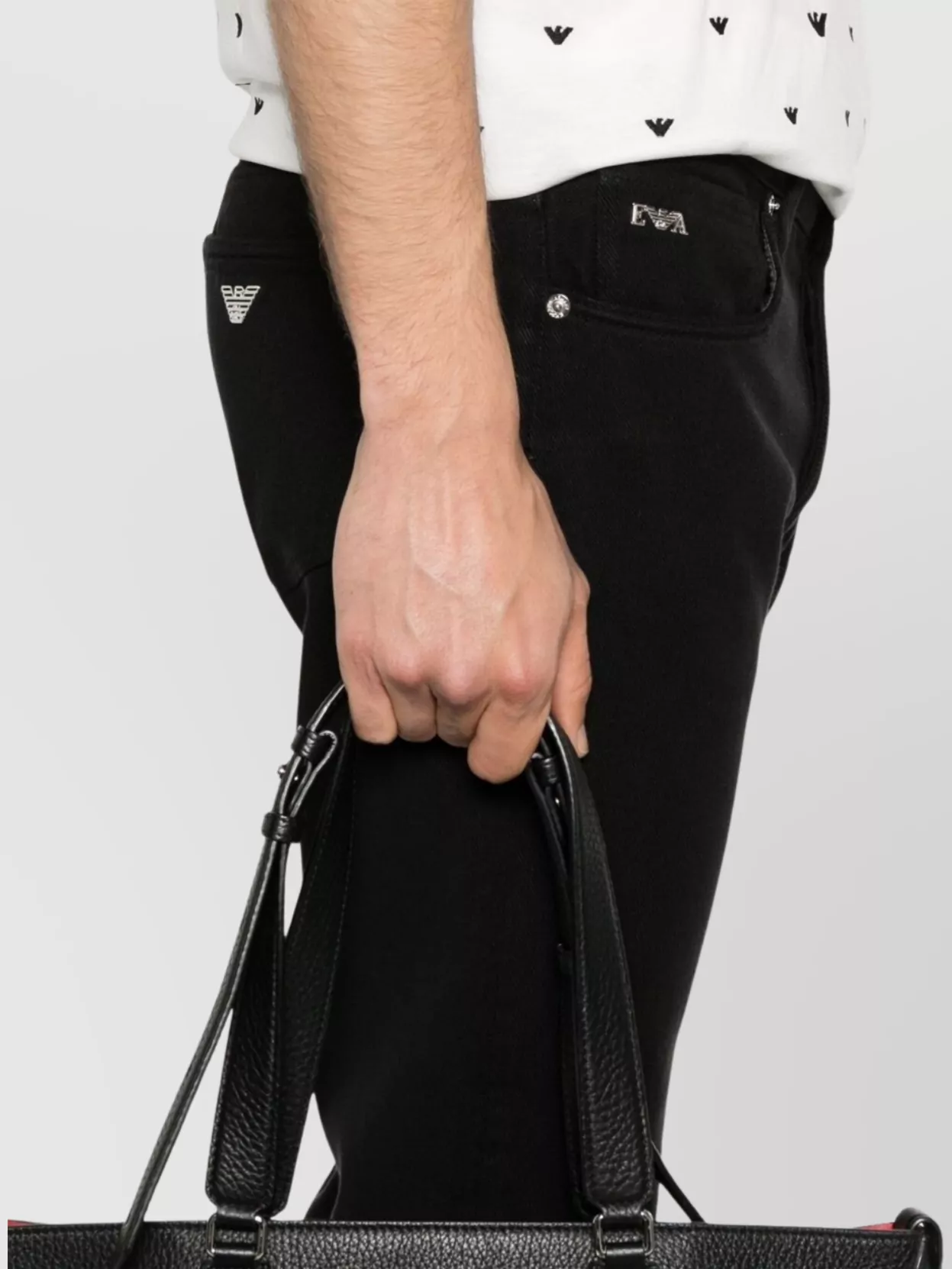 Emporio Armani Slim Fit Jeans Belt Loops