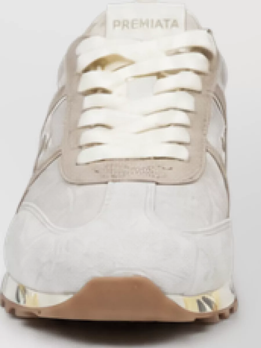 Premiata leather low-top sneakers