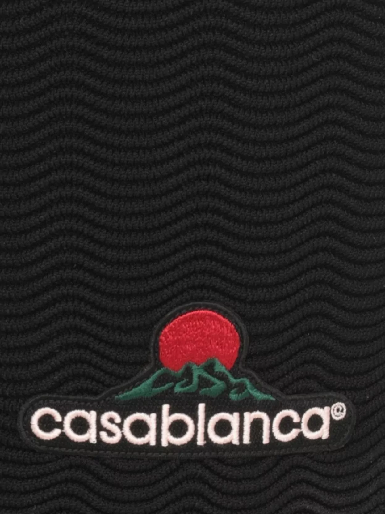 Casablanca Racerback Design Ribbed Texture Dress