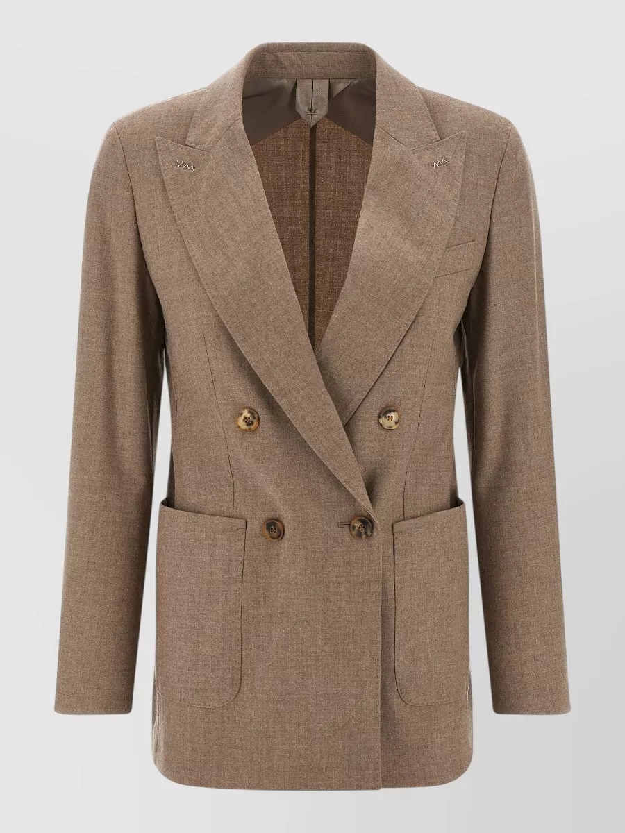 Max Mara cashmere double-breasted blazer