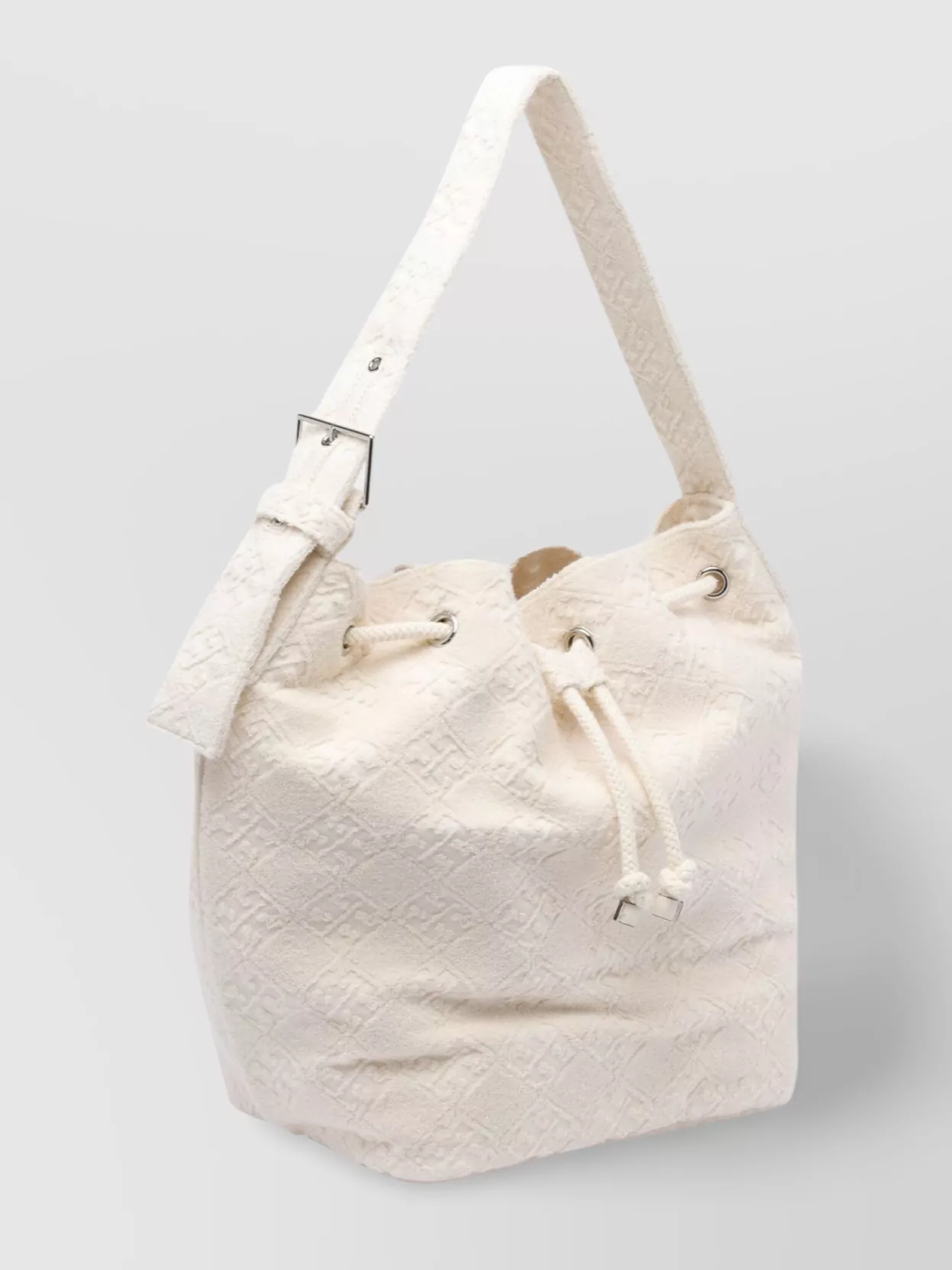 Tory Burch Embossed Pattern Shoulder Bag With Adjustable Strap