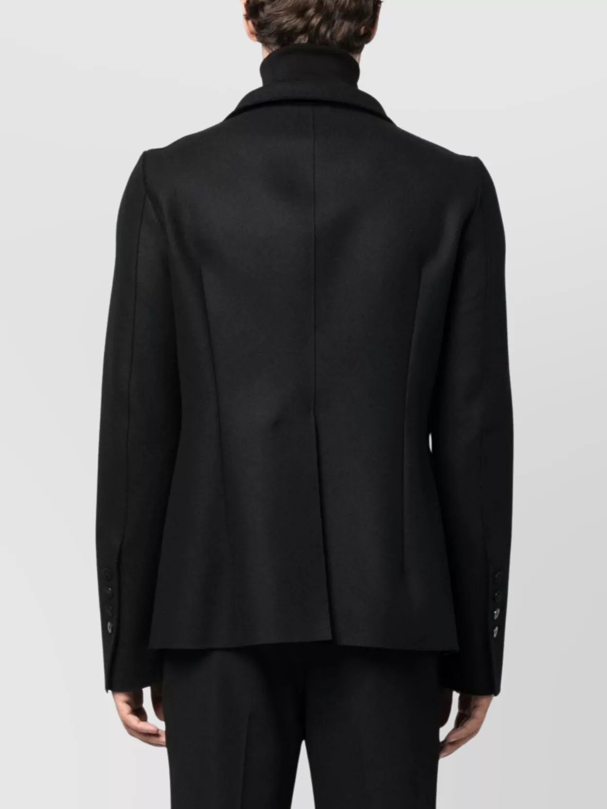 Sapio Double-breasted Blazer With Notched Lapels