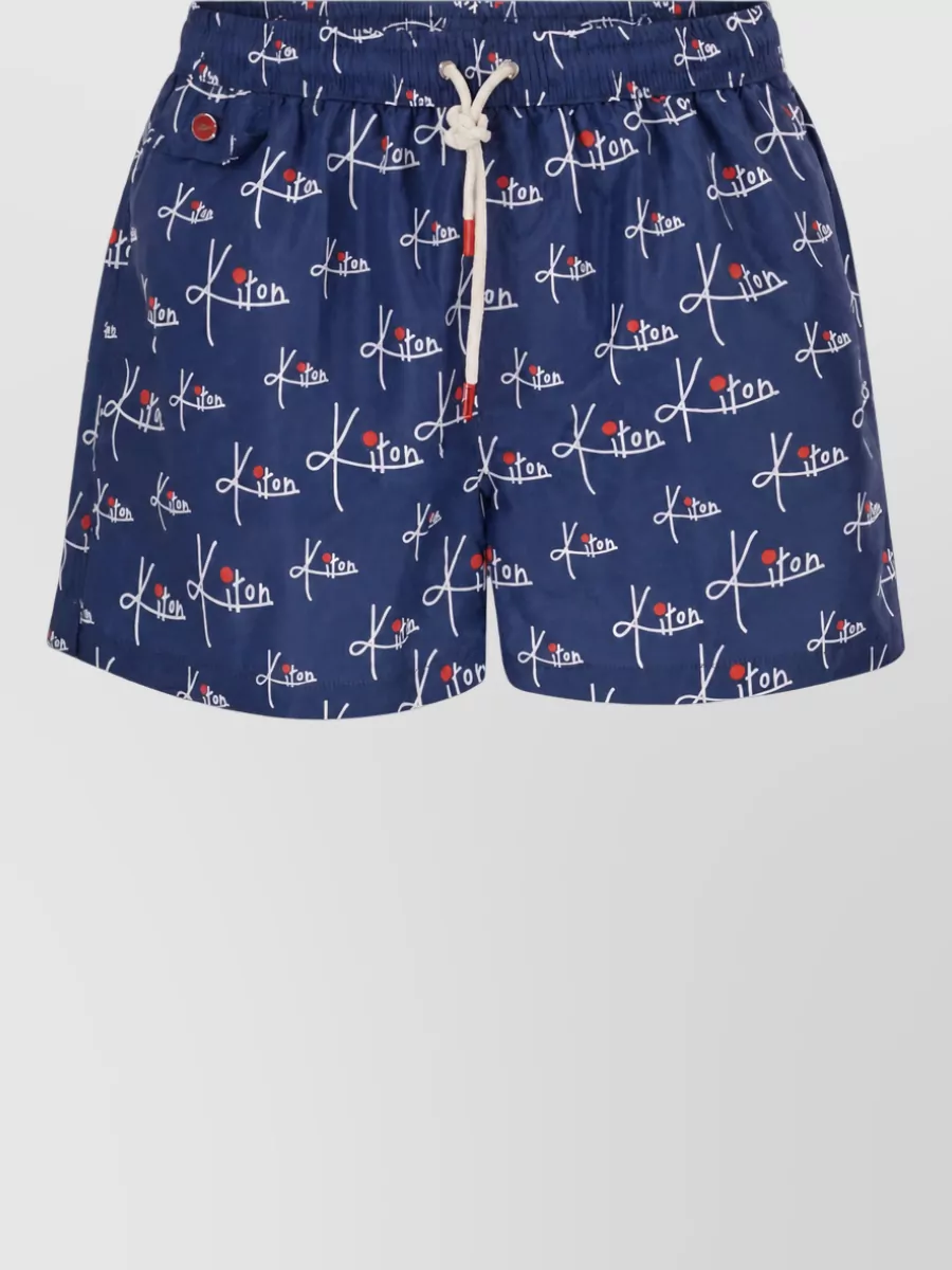 Kiton patterned swim shorts
