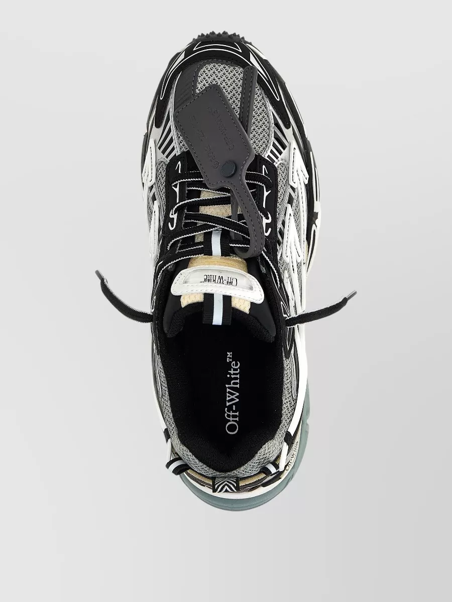 Off-White Leather Low-Top Sneakers